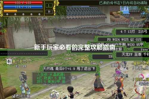 新手玩家必看的完整攻略指南