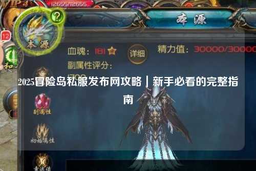 2025冒险岛私服发布网攻略|新手必看的完整指南