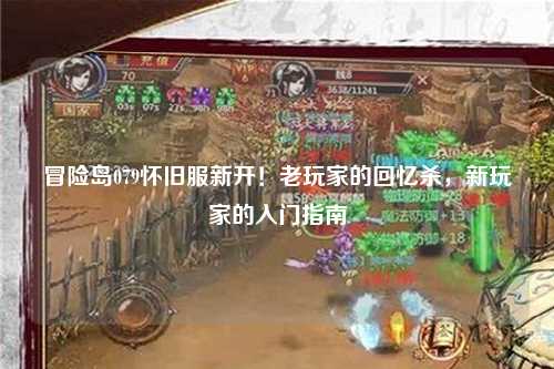 冒险岛079怀旧服新开！老玩家的回忆杀，新玩家的入门指南